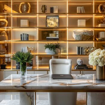 regały glamour z elementami mosiądzu2 Najlepsze regały glamour z elementami mosiądzu