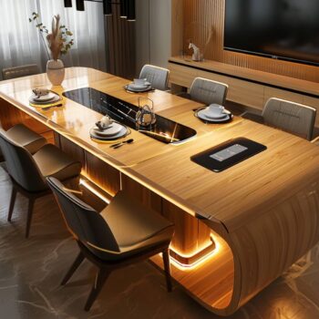 stoły jadalniane z funkcjami smart home na 2025 rok Najlepsze stoły jadalniane z funkcjami smart home na 2025 rok