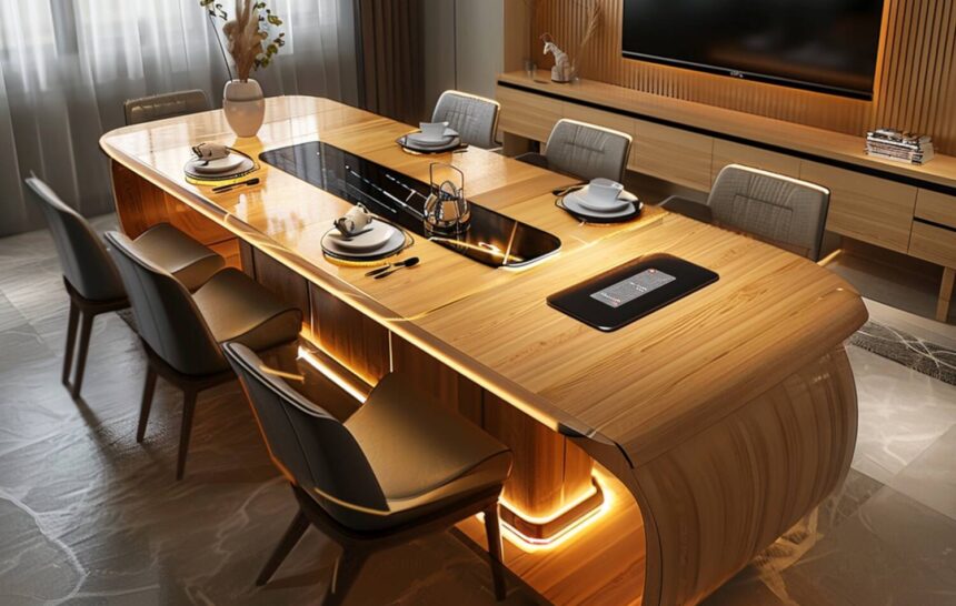 stoły jadalniane z funkcjami smart home na 2025 rok Najlepsze stoły jadalniane z funkcjami smart home na 2025 rok