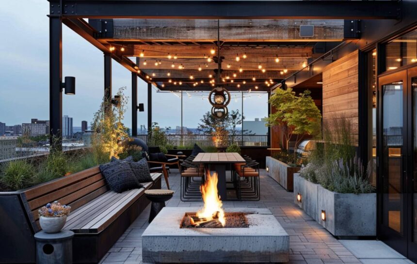 Jak urządzić mały taras w stylu industrialnym Jak urządzić mały taras w stylu industrialnym