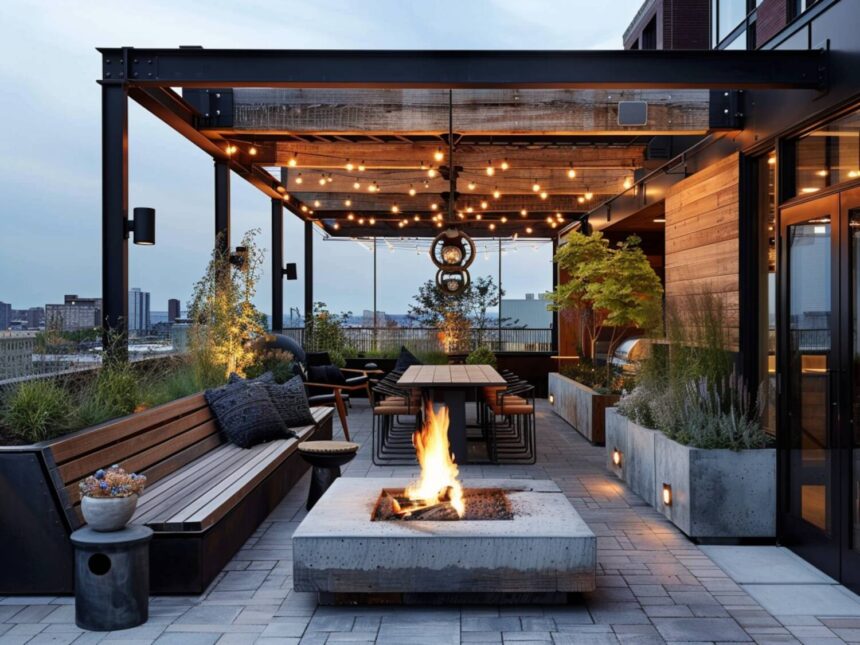 Jak urządzić mały taras w stylu industrialnym Jak urządzić mały taras w stylu industrialnym