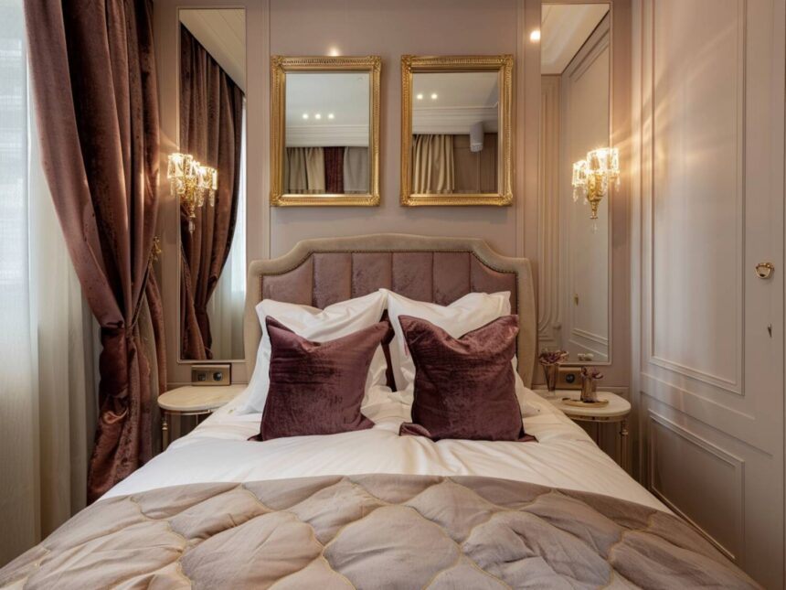 Jak urządzić sypialnię glamour w małym mieszkaniu