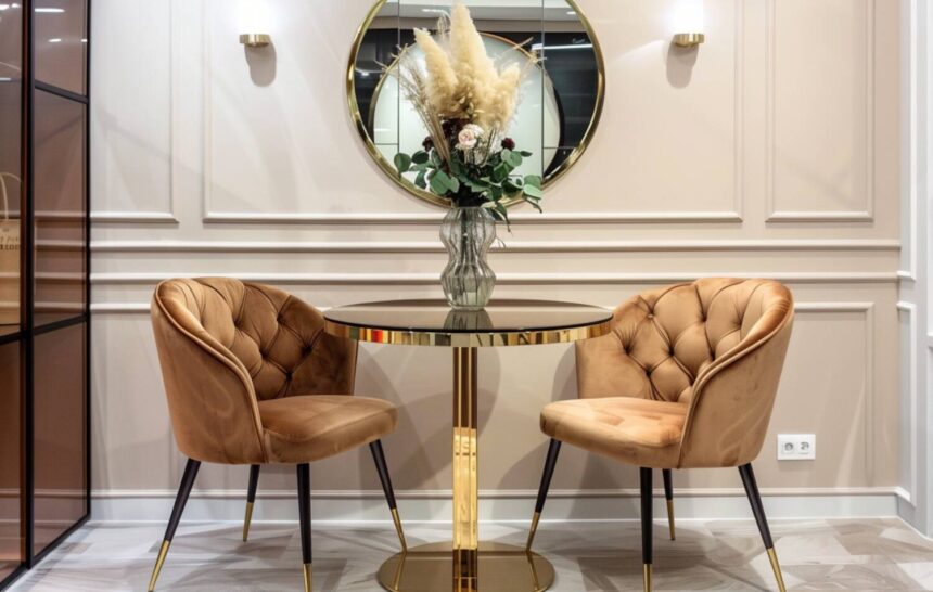 Najlepsze stoły w stylu glamour na 2025 rok