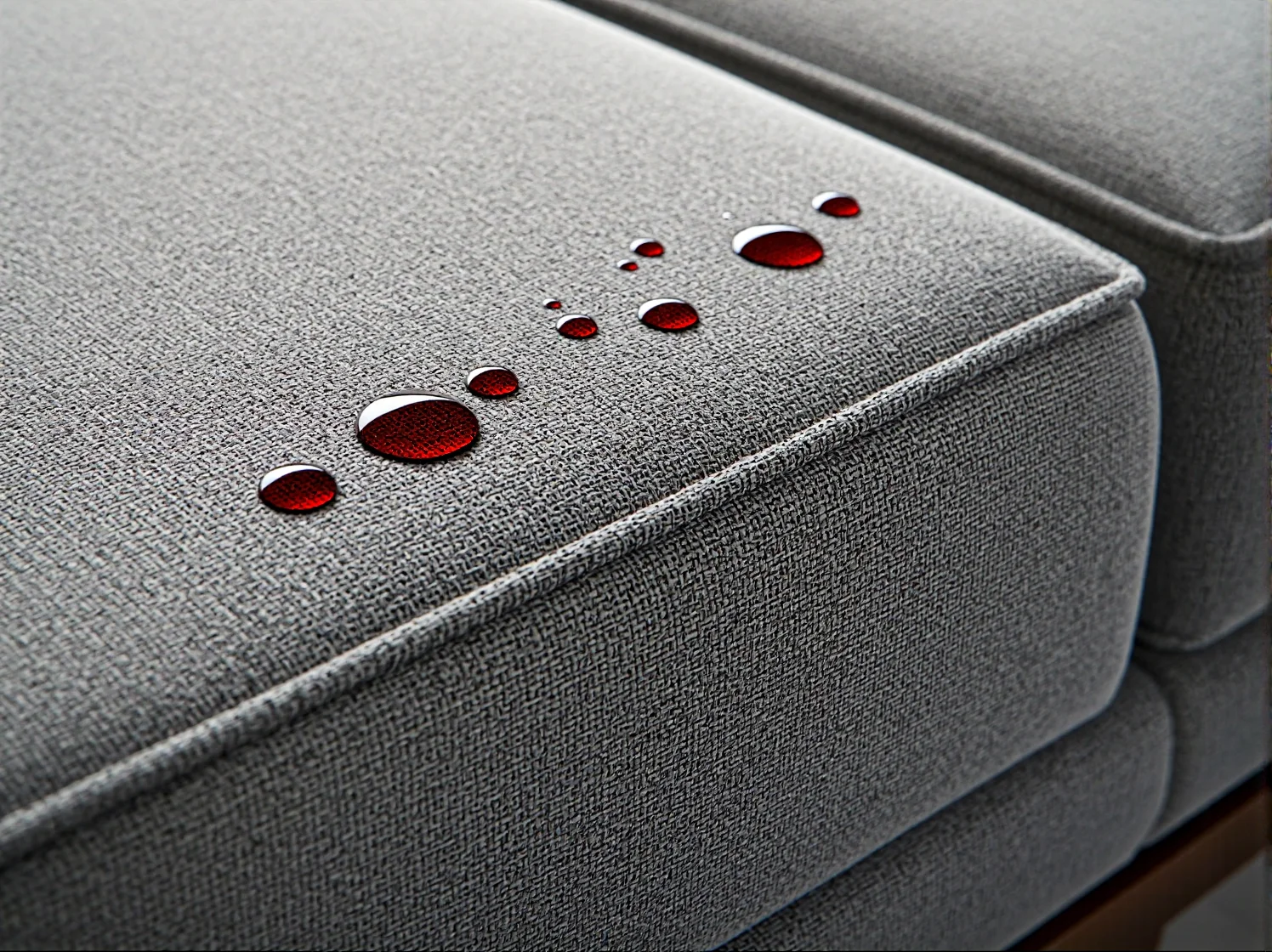 Usuwanie rozlanego płynu z wodoodpornego narożnika ręcznikiem papierowym