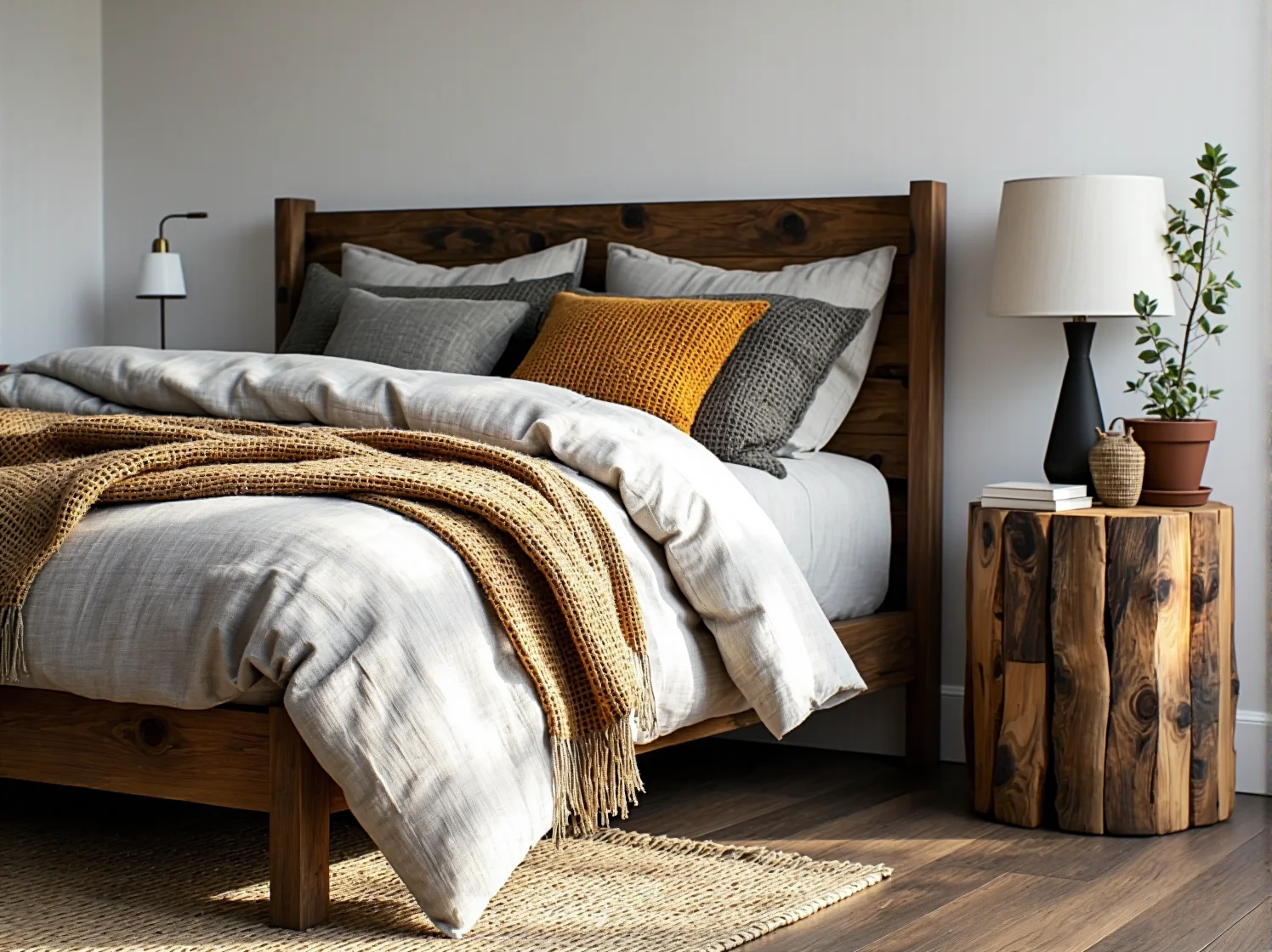 Stylowe biuro domowe przygotowane jako idealne tło do wideokonferencji i zdjęć