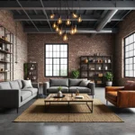 Industrialny żyrandol retro z odsłoniętymi żarówkami Edison