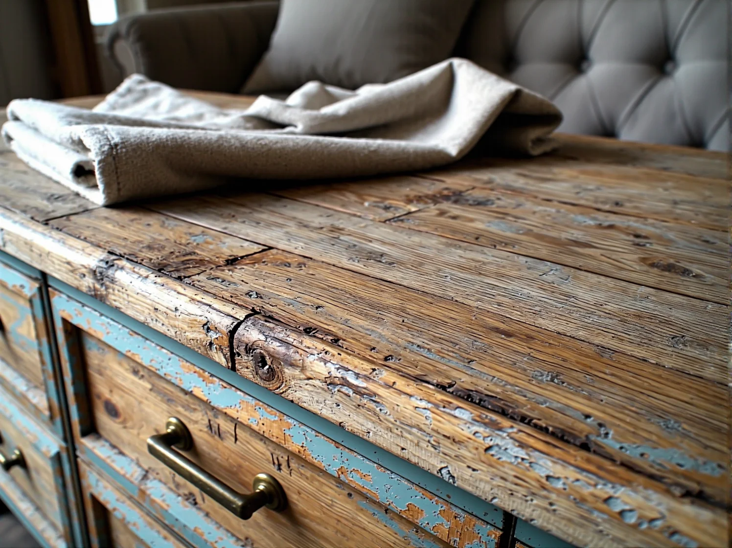 Własnoręcznie wykonane dekoracje ścienne w salonie jako przykład personalizacji wnętrza.