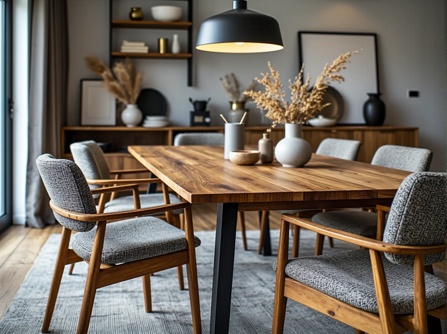 Widok przez gogle VR przedstawiający projekt nowoczesnej kuchni przed zakupem mebli